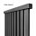 Dragon 641 W Wasserbadheizkörper 450 x 1200 mm weiß, schwarz, grau