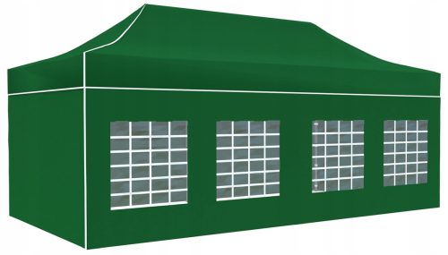 Gartenpavillon, Zelte - Rot Servicezelt 4 Wände 3 x 6 x 2 m