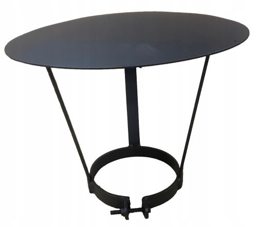 Schornsteinkappe schwarz 2mm 150mm