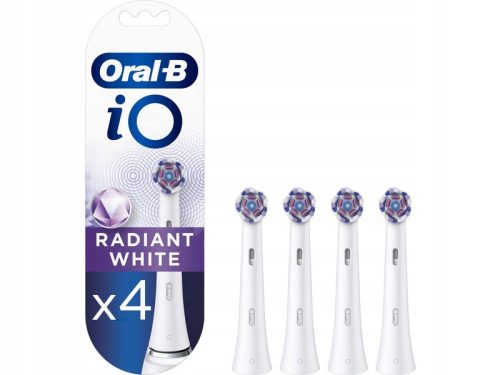  Oral-B iO Radiant White Elektrische Zahnbürstenköpfe, 4 Stück