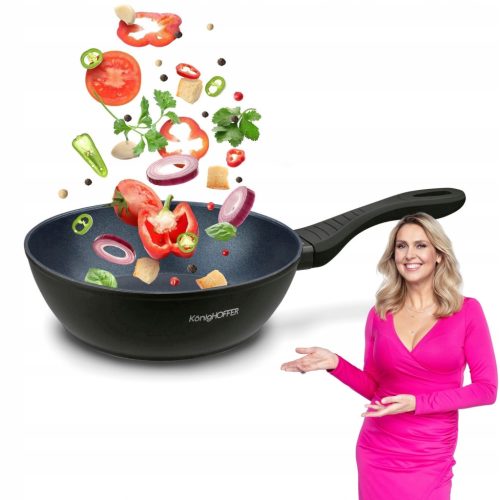  Konighoffer Corvos traditionelle Bratpfanne 24 cm antihaftbeschichtet