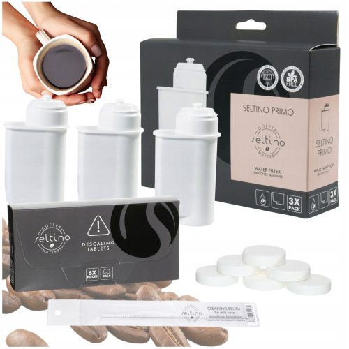  Seltino Primo Wasserfilter für Kaffeemaschinen, 3 Stk. + 2 weitere Produkte