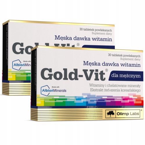 OLIMP Gold-Vit für Männer - Vitamine und Mineralstoffe speziell für den Mann
