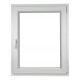 PVC-Fenster 90 x 120 / 900 x 1200 RU weiß