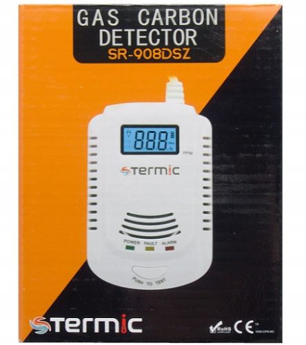 Kohlenmonoxidmelder Termic SR-908DSZ Kohlenmonoxidmelder