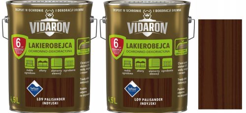 Vidaron Lösemittelhaltige Lackbeize 4,5 l L09 Indischer Palisander