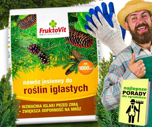 Hochwertiger Fruktovit® Dünger für Nadelbäume, 25 kg - schützt vor Frost und Krankheiten