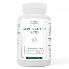   Alpha-Liponsäure (ALA) 600mg Kapseln von VegeHela Pharm - Unterstützung bei Diabetes, 120 Stück