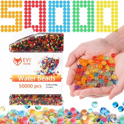  WASSER-Gelkugeln HYDROGEL bunter Kunstboden für Blumen 50000 XXL