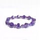  Armband Naturstein Amethyst Kugeln 6mm