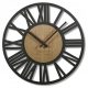 Uhr für zu Hause FLEXISTYLE Wanduhr schwarz 50cm