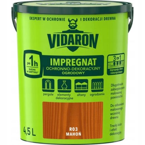  Vidaron schützender und dekorativer Garten, 4,5 l, Mahagoni