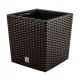  Prosperplast Blumentopf 20 cm x 20 x 20,2 cm, brauner Kunststoff