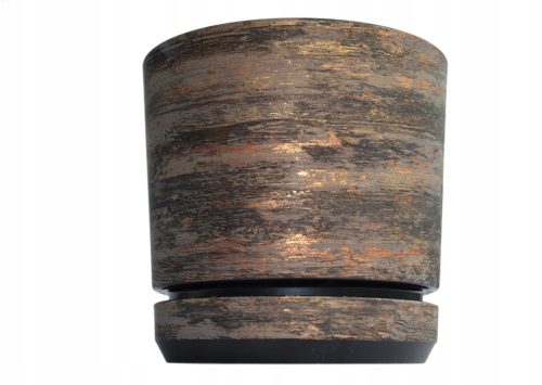  Kerd Blumentopf 15,2 cm x 16 x 15,2 cm Durchmesser 16 cm Kunststoff schwarz, natur, Braun- und Beigetöne, Orangetöne, Gelb- und Goldtöne, mehrfarbig