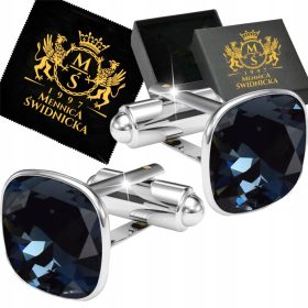  Jubiläums-Manschettenknöpfe aus Edelstahl 316L