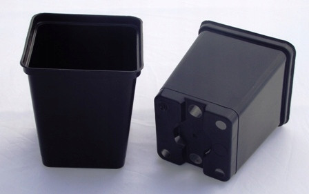  Zoigarden Blumentopf 7 cm x 6,9 x 7,9 cm Durchmesser 7 cm Kunststoff schwarz