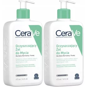   2x CeraVe Reinigendes Waschgel mit Dermatologischer Formel, 473ml