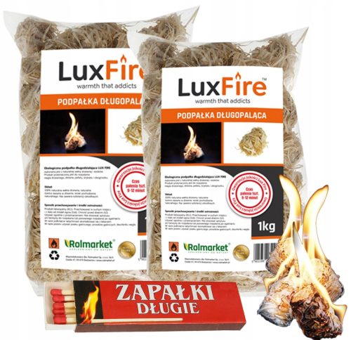 Briketts, Kohlen und Anzünder zum Grillen Luxfire Anzündholz 2 kg