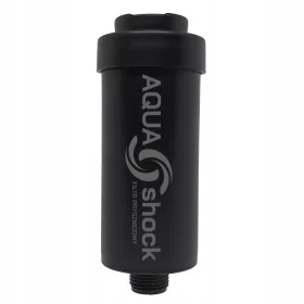    AQUA Shock-Wasserhahnfilter KDF AQUA Shock-Duschfilter Schwarz