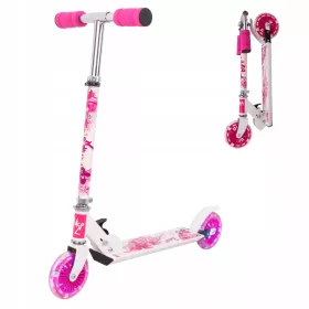  Zweirädriger Roller Worker 7672, weiß und rosa