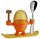  WMF McEgg orangefarbener Eierbecher