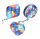  Set mit 3 Varmacon Push Bubble Pop It Anti-Stress-Schlüsselanhängern