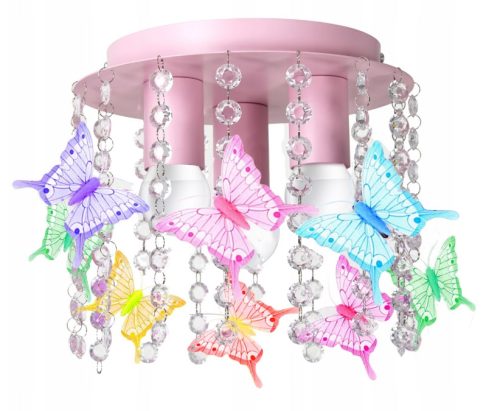  Fabryka Lamp E27 Deckenleuchte, rosa und lila