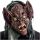  Carnival Toys CT01465 Latex-Zombie-Gesichtsmaske orange und rot