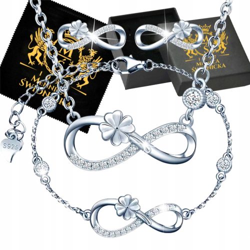  Armband Halskette Ohrringe Set 925 Silber