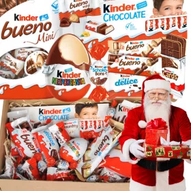  Kinder Großes Set Ei Schokolade Geschenk SANTA