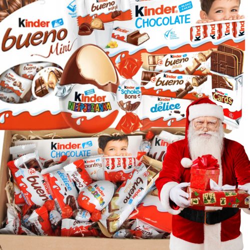  Kinder Großes Set Ei Schokolade Geschenk SANTA
