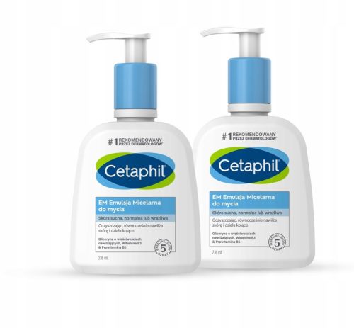 Cetaphil EM do mycia Emulsja Micelarna pompka