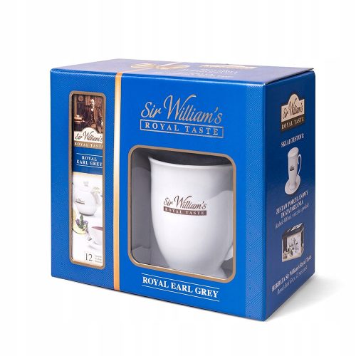  Sir William's Royal Taste Earl Grey Tee in 12 Beuteln, inklusive Tasse