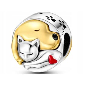  MD Charms kuscheliger Hunde-Katzen-Anhänger | S925