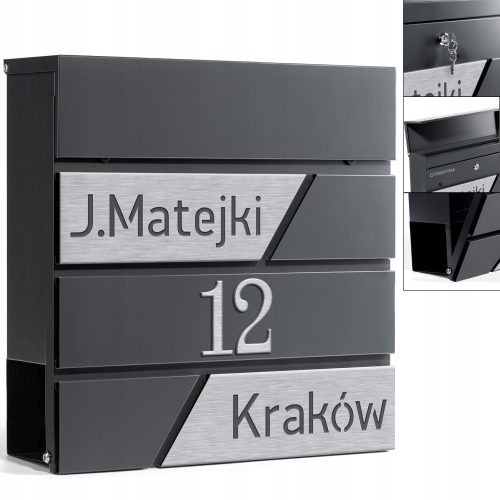 Printima MBOX0008 Anthrazit Briefkasten