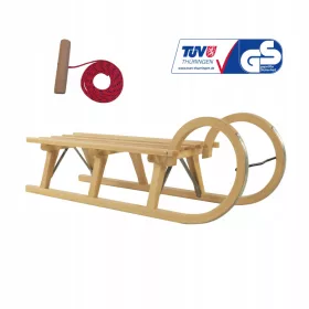  Traditioneller Holzschlitten DREWMAX AD323 D110