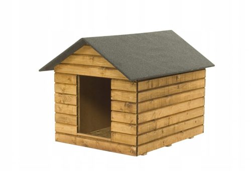  Hundehütte Cisana, Holz, Maße. Außenmaße 125 cm x 83 cm x 90 cm