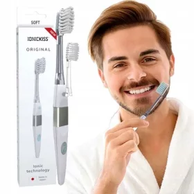  IonicKiss Original Weiche Ionenzahnbürste, weiß