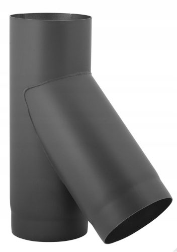 Schwarzes Auspuff-T-Stück 45 Grad fi 160 DARCO