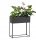  Palazzo Decor Blumentopf 55 cm x 21 x 60 cm Weißmetall