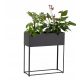 Palazzo Decor Blumentopf 55 cm x 21 x 60 cm Weißmetall