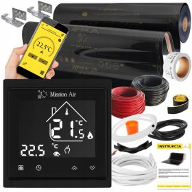  SET Folienheizmatte INFRAROT 12m² 160W