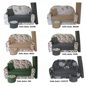  FIMEX Sofa 100 x 170 cm mehrfarbig