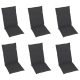  vidaXL Kissen 1x120x4 Grau