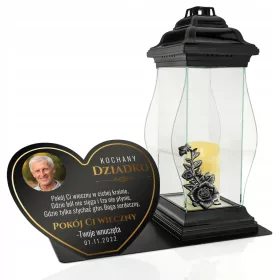    Große XXL-KITCH + Widmung für das Grab der Großeltern der Großmutter