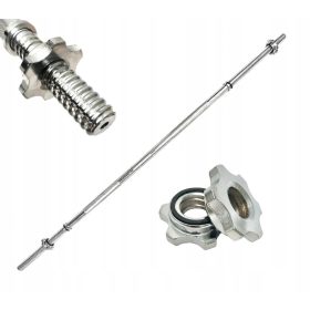  Hals-Gerade-Langhantel aus Stahl, 150 cm, 28 mm Stahl