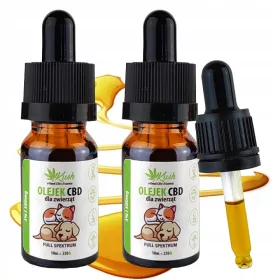    5 % Kush CBD-Hanföl für Hunde und Katzen, RAW-Vollspektrum, 2 x 10 ml