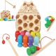  Holzmagnet-Angelspiel MONTESSORI