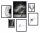 Bilder an der Wand 6x BILDERRAHMEN POSTER BOHO RAHMEN DANDELICE