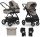  Kinderwagen 2in1 Optimo ADAPTER + TAUPE TASCHE